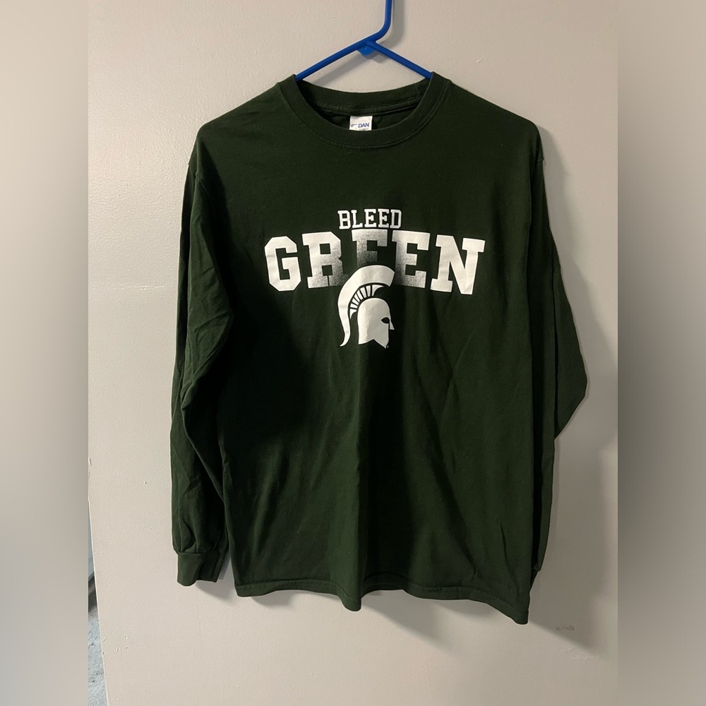 Michigan State cotton long sleeve shirt